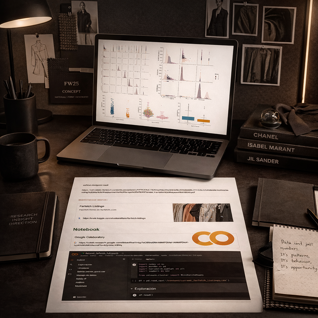 Fashion industry data model for Data Science Program